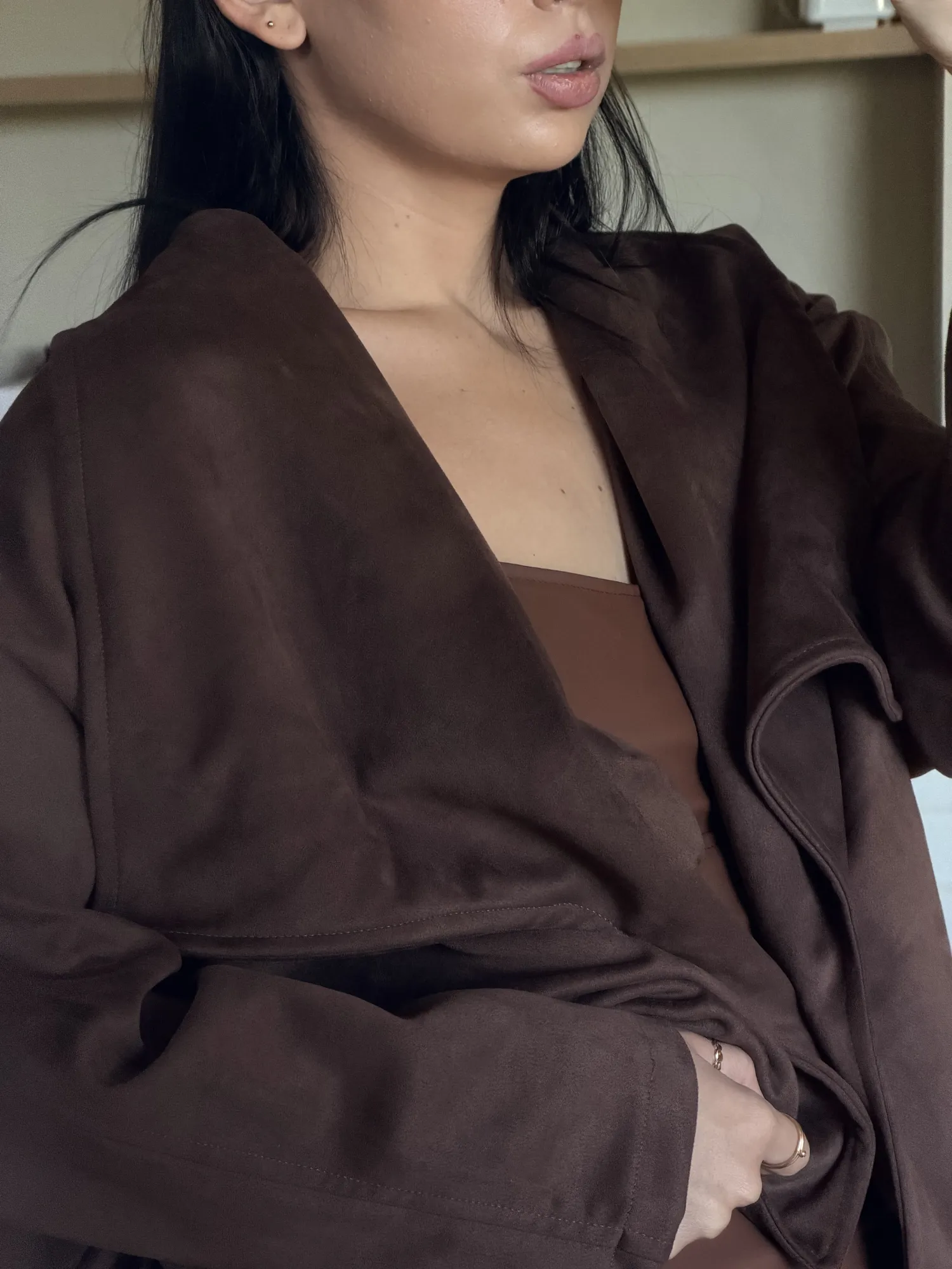 Jaqueta Suede